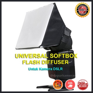 Flash Diffuser / Universal Softbox Flash Diffuser untuk Kamera DSLR