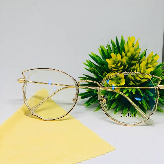 PAKET KACAMATA - Frame Gucci + lensa minus