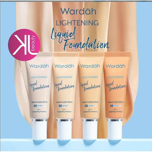 NEW Wardah Lightening Liquid Foundation 25ml