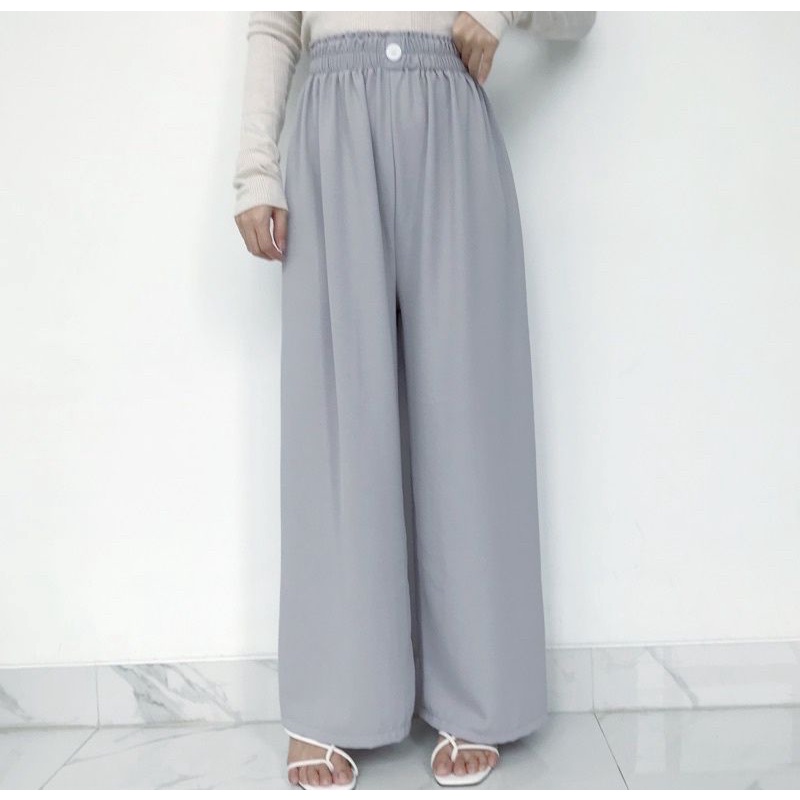 kulot crinkle Highwaist flowy / terbaru