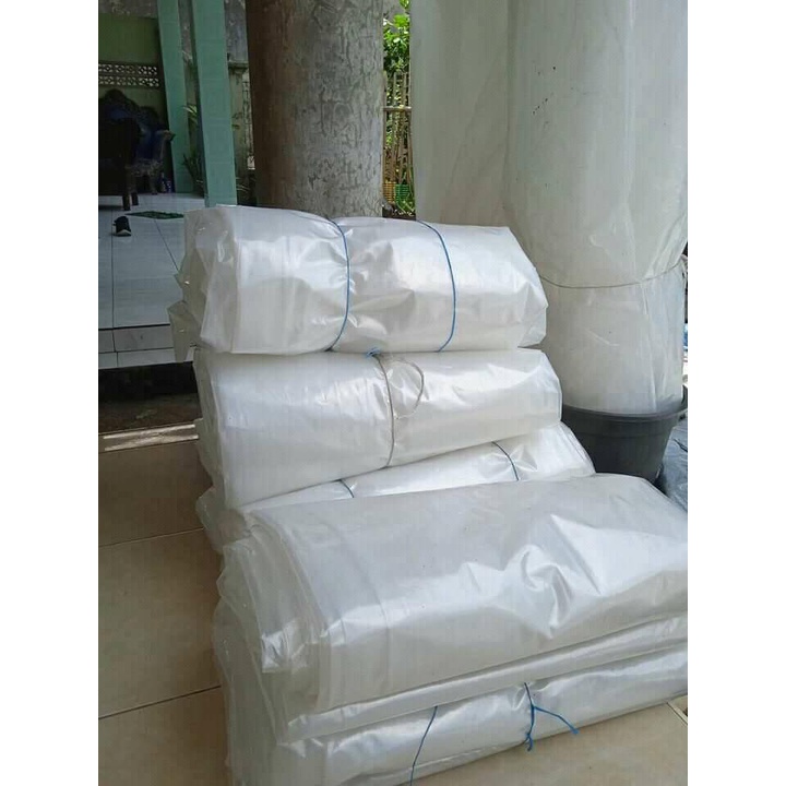 plastik pelastik uv green house ukuran 8x7 meter 200micron tanpa sambungan