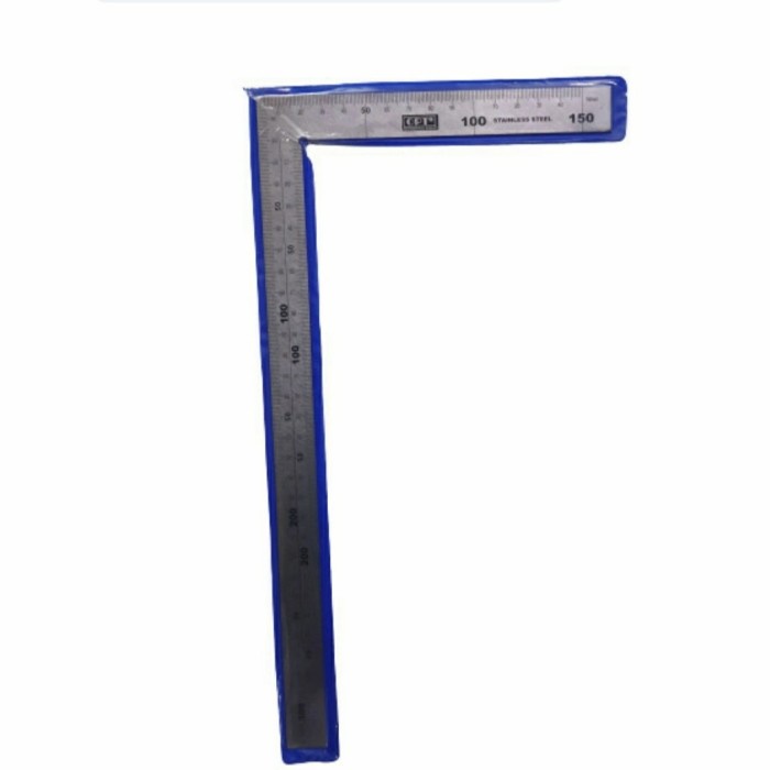 

Gilaa!!! Penggaris Siku Stainless Steel 150X300Mm, 250X500Mm / 15X30Cm, 25X50Cm Bergaransi