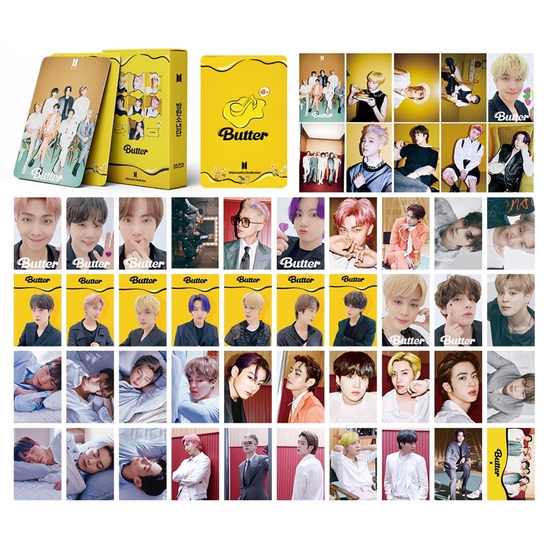 [kstuffind] BTS BUTTER CREAM PEACHES PHOTOCARD LOMO CARD PHOTO KARTU FOTO PC ARMY MURAH 54 PCS 54PCS