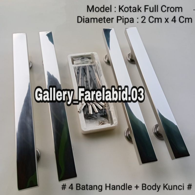 Full Set Handle Pintu Rumah Stainless Steel Kotak Jumbo Grafir 80 Cm Set Body Kunci Gagang Pintu Rumah Modern Mewah Bulat 60 Cm Set Bodi Pelor Pegangan Pintu Kupu Tarung Besar 45 Cm Tarikan Pintu Rumah Utama Minimalis