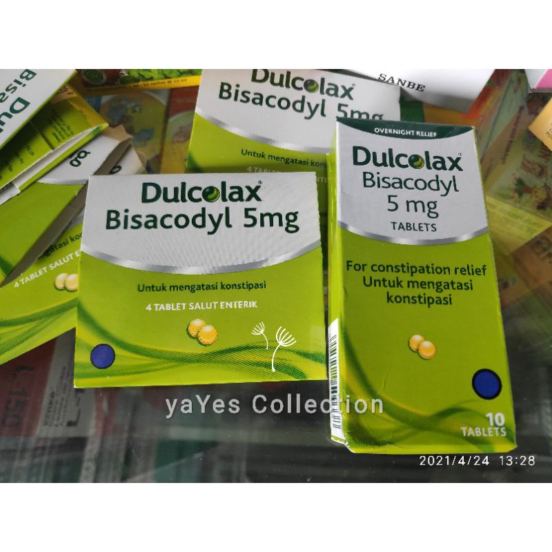 Dulcolax 4 kapsul 10 kapsul dulkolak dulcolak sembelit susah BAB Buang air besar tablet