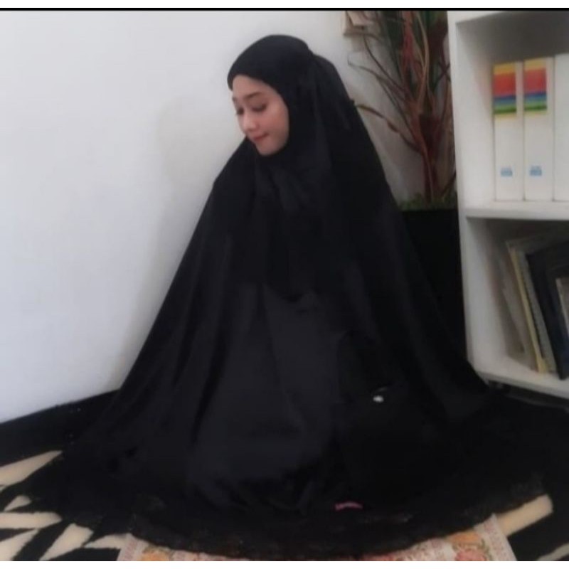 MUKENA SATIN SILK_mukena satin premium_BAHAN baby silk_mukena satin mumer kekinian