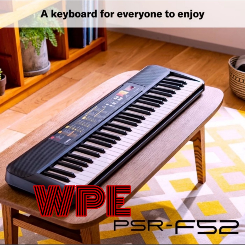 keyboard yamaha psr f52 psr f 52 psr-f52 original keyboard pemula
