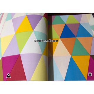 Wallpaper Dinding Warna Warni Segitiga Poligon Ceria Wallpaper Dinding Warna Warni Segitiga Poligon Ceria