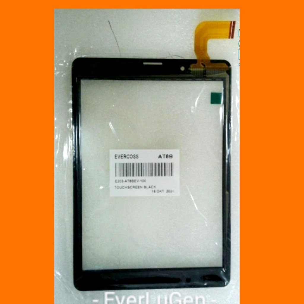 TOUCHSCREEN AT8B AT8L BLACK ORIGINAL EVERCOSS