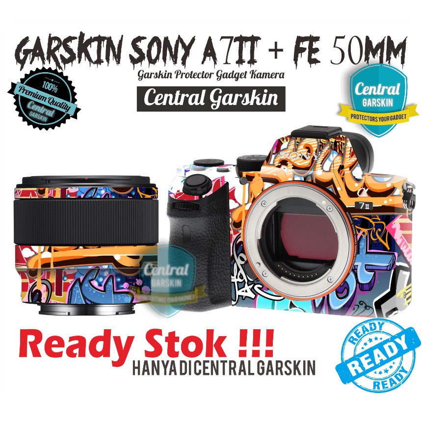 Garskin Kamera Sony a7II & Fe 50mm 1.8  - Gravity