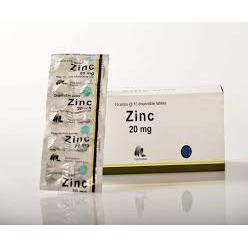 Zinc 20 mg strip isi 10 tablet dispersibel