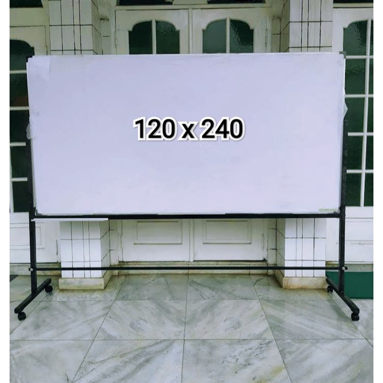 whiteboard sekolah 120 x 240 cm