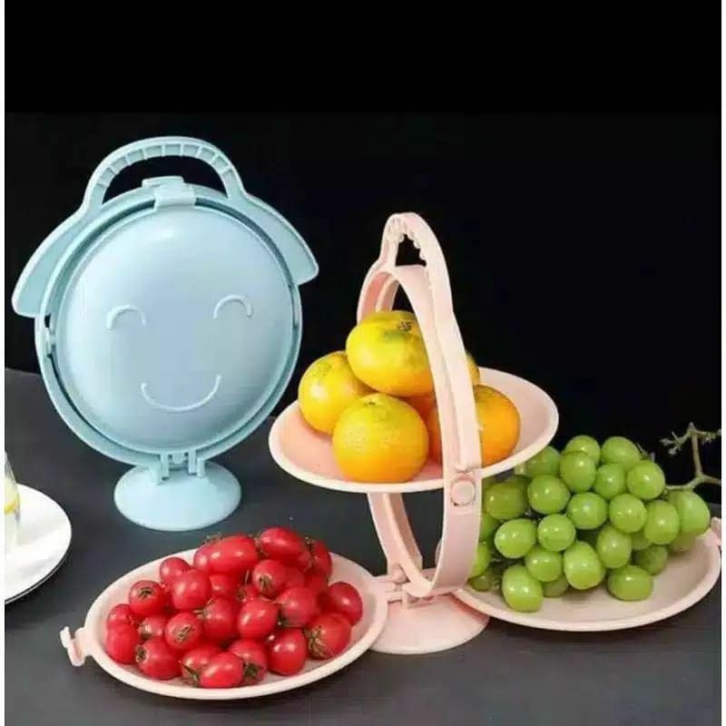 Tempat buah tempat Snack tempat makanan lipat portable