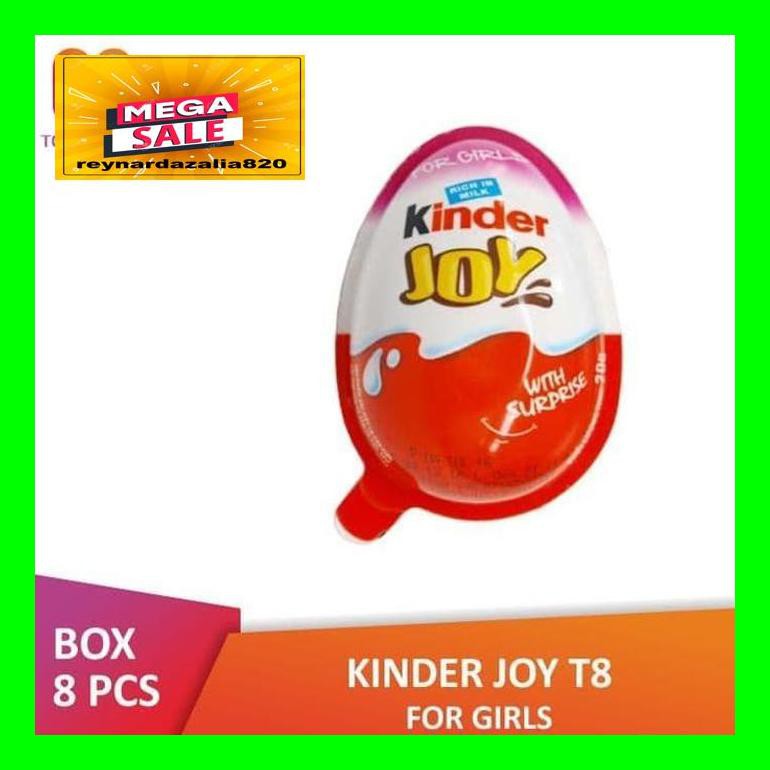 

Chrnar Pack Kinder Joy Chocolate For Girls (8 Pcs X 20 Gr) / Kinderjoy Chch50D