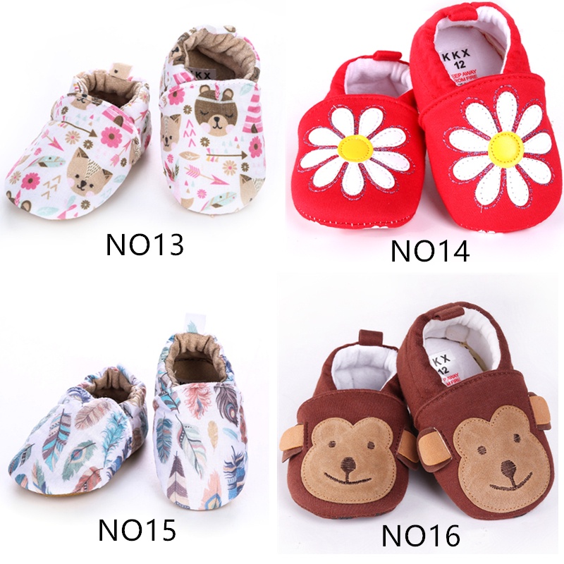 Sepatu Prewalker Bayi Bahan Katun Aneka Motif