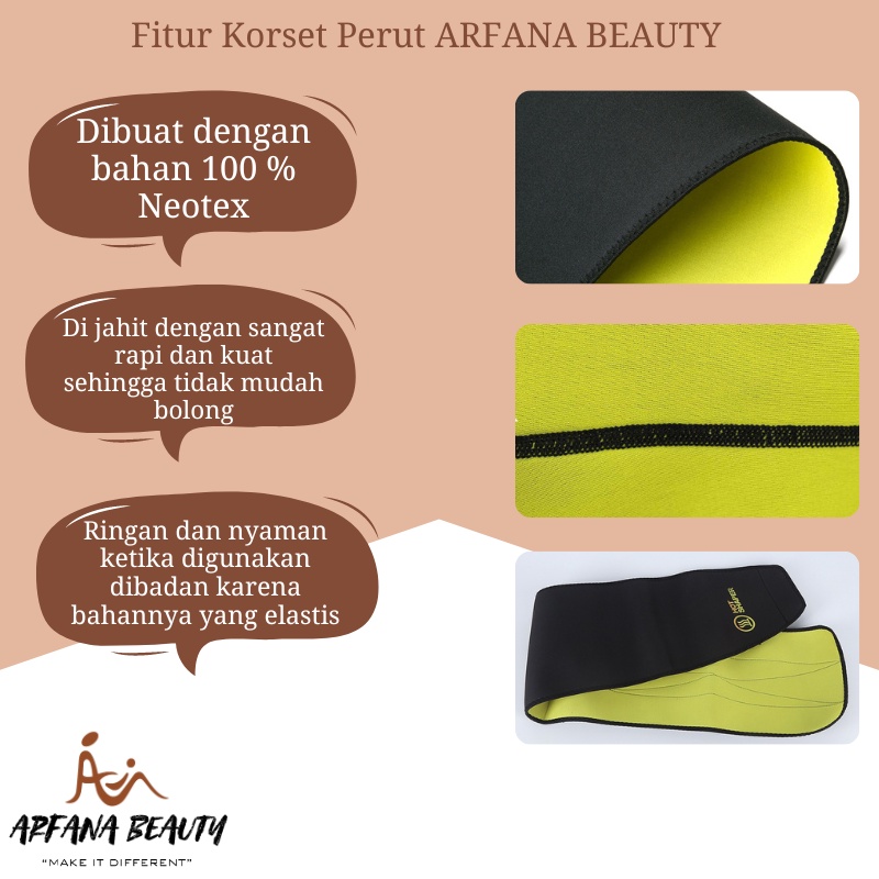 Korset Perut Buncit Korset Pengait Waist Man Belt Corset Pembakar Lemak Perut