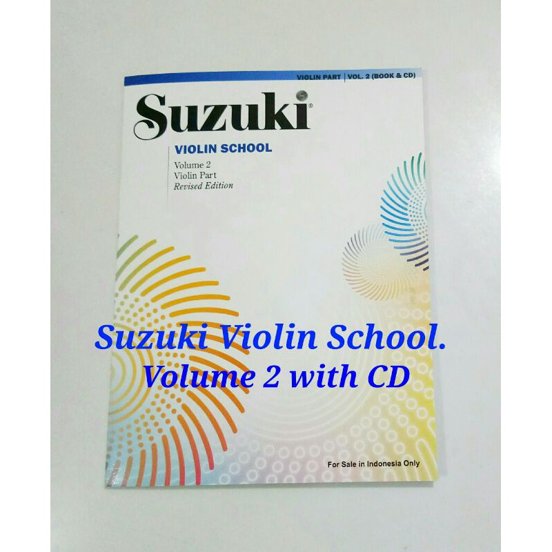 Suzuki Violin School Buku biola Suzuki tersedia Volume 1 2 3 Edisi Inggris Indonesia dilengkapi CD