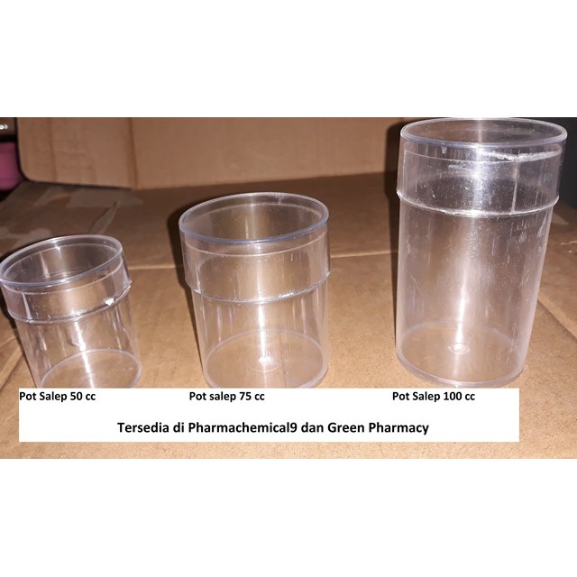 pot kapsul obat plastik bening