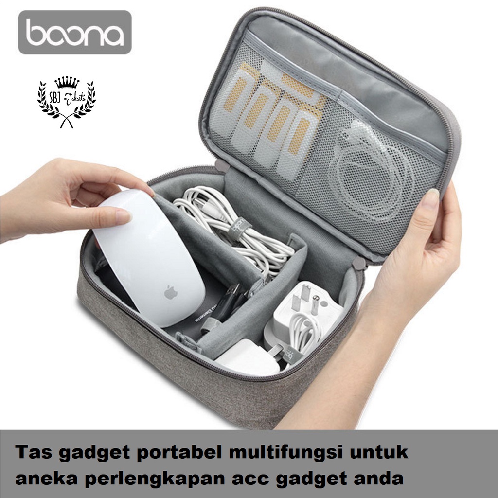 Dompet Gadget Tas Gadget Portable Multifungsi BAONA B009