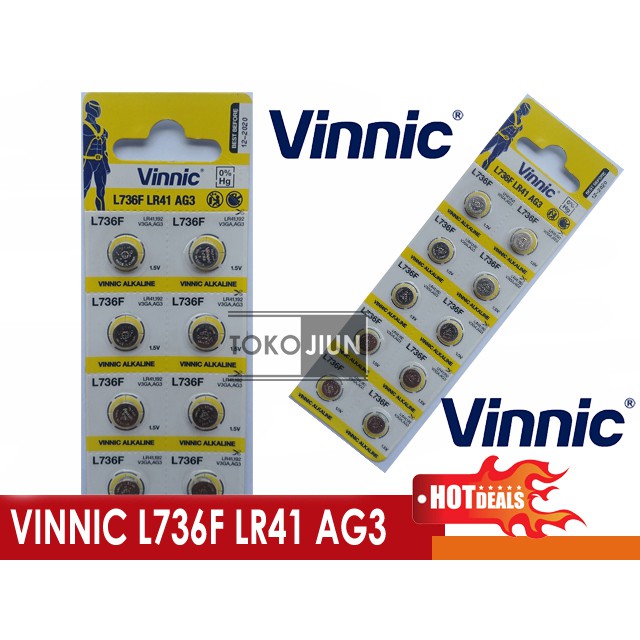 Battery Batere Vinnic L736F LR41 AG3 Battery Batere Baterai