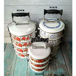 Rantang besi 14 cm susun 3