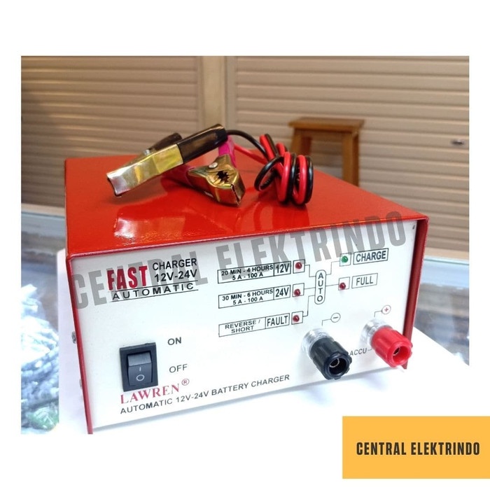 Super Fast Charger Aki | Accu12V-24V Charger Automatic Lawren Le 258