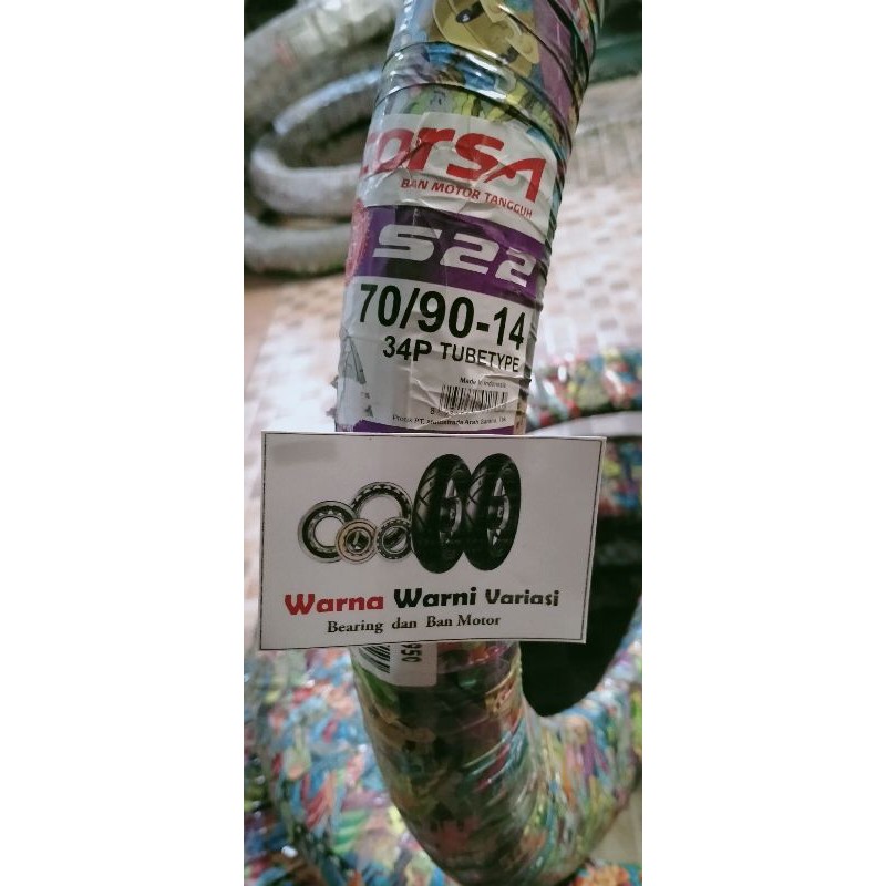 Ban Motor CORSA S22 70 / 90 ring 14 TUBETYPE