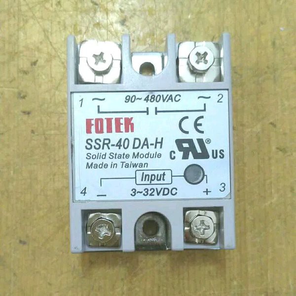 Alat control AC FOTEK SSR-40DAH 40A Solid state relay SSR 40DAH 40 DAH DC