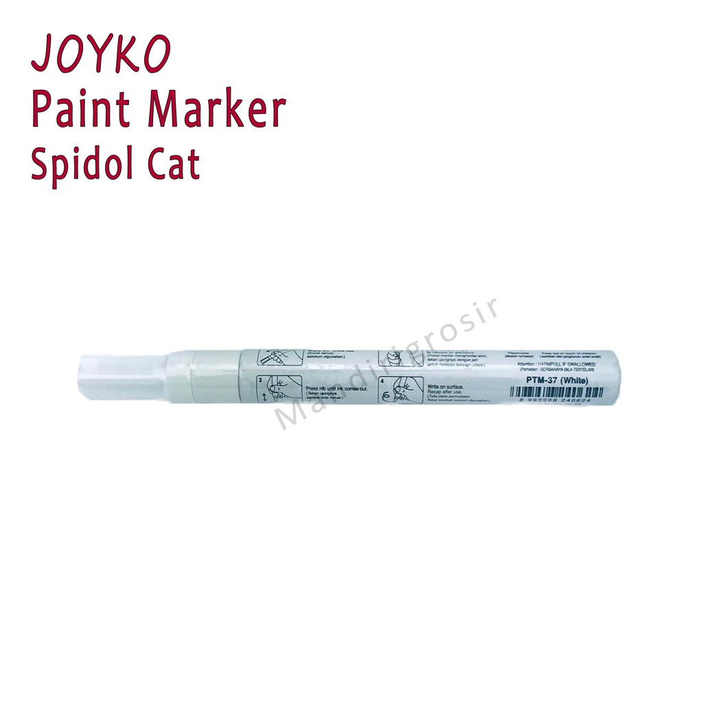 Paint Marker *Joyko * Spidol Cat * PTM-37(white)