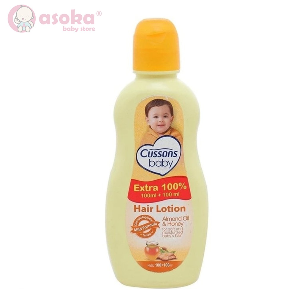 Cussons Baby Hair Lotion 100ml + 100ml ASOKA