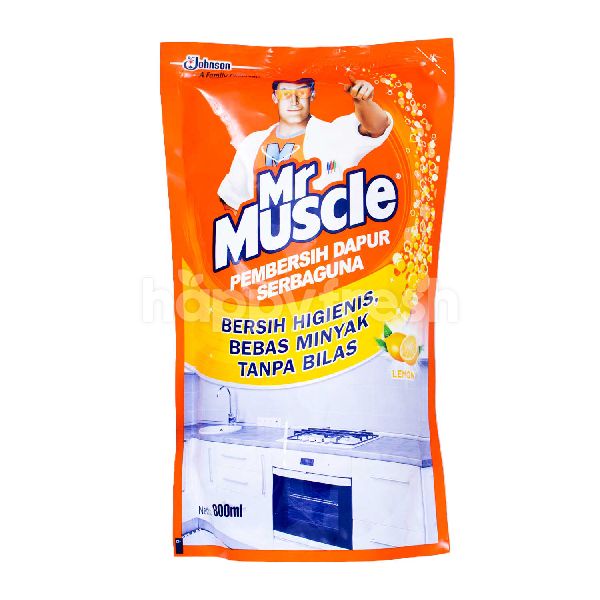 Mr. Muscle Pembersih Dapur Serbaguna Lemon 800ml Pouch