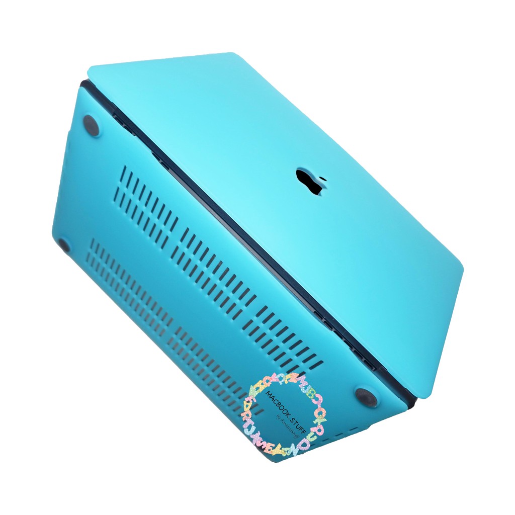 MACBOOK Case MATTE SKYBLUE NEW AIR PRO RETINA 11 12 13 14 15 16 INCH NON /  WITH CD ROOM / TOUCHBAR / TOUCH ID / M1 2020 2021 2022