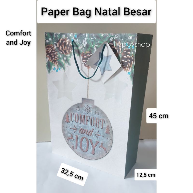 

Paper Bag Natal Besar, Paper Bag Merry Christmas