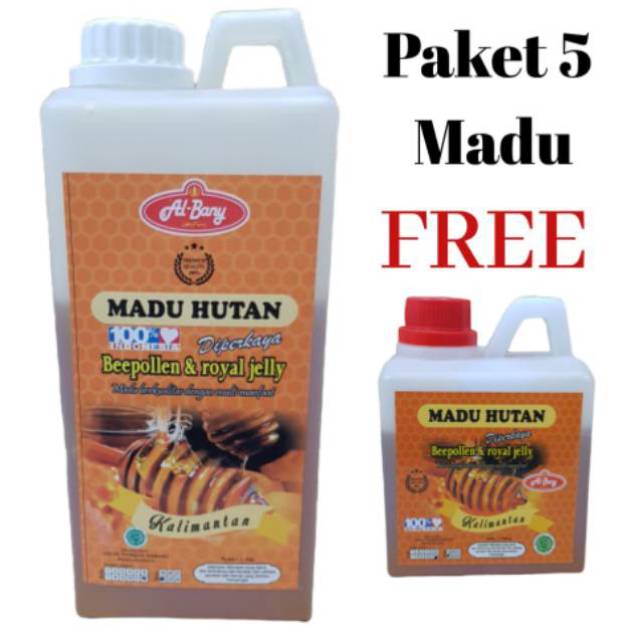 

Madu Hutan Kalimantan Albany paket 5 free 500gr