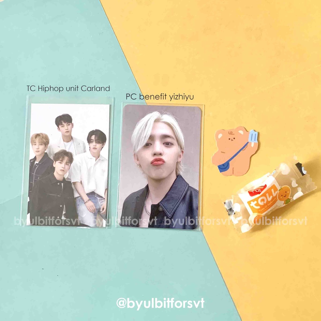 [ PROMO BUNDLE ] PC Seventeen S.coups Yizhiyu Your Choice & TC HHU Caratland (Photocard SCOUPS)