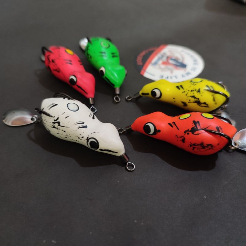 SOFT FROG 5CM OF LURE I UMPAN CASTING IKAN GABUS DAN TOMAN