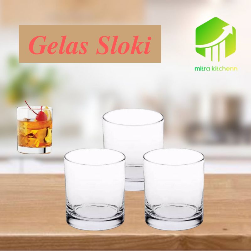 Gelas Sloki Gelas Mini Gelas Jamu Isi 6 pcs
