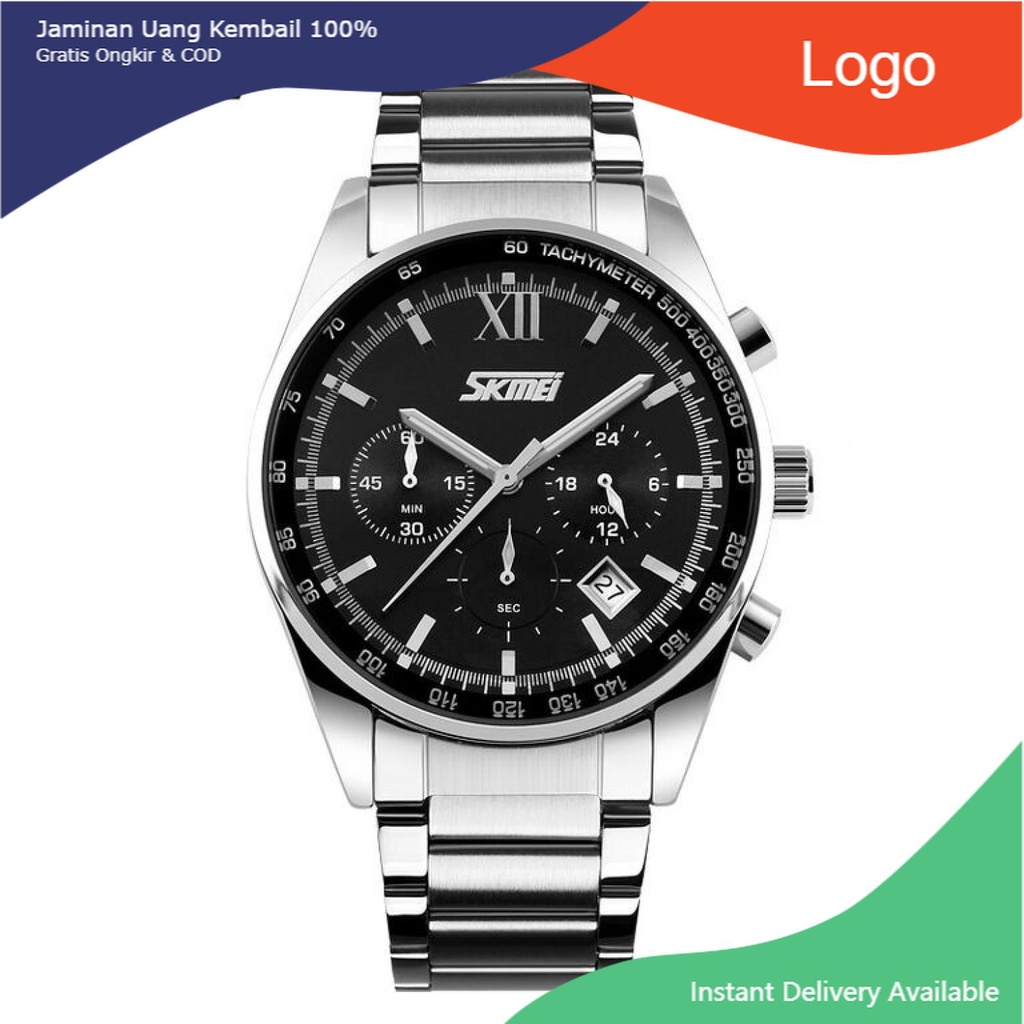 SKMEI Jam Tangan Analog Pria - 9096CS