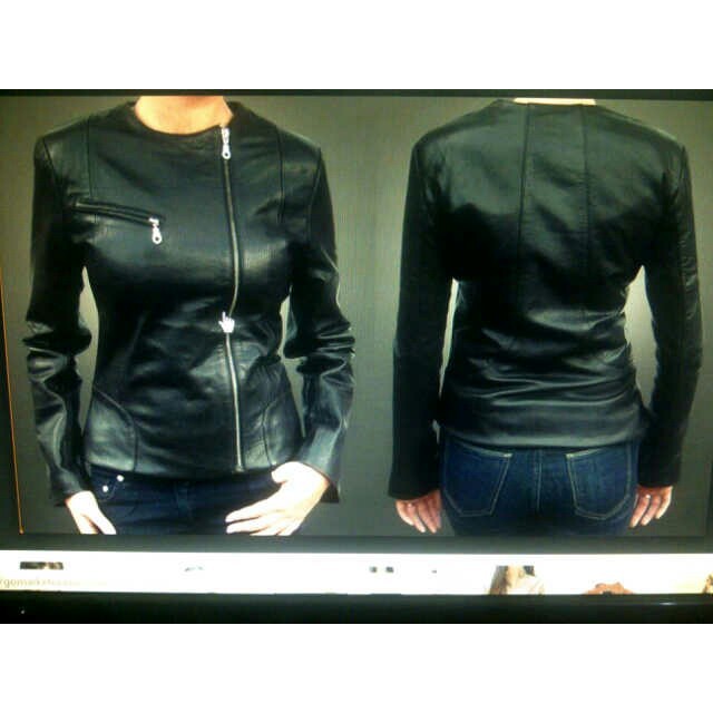 jaket wanita kulit domba asli garut