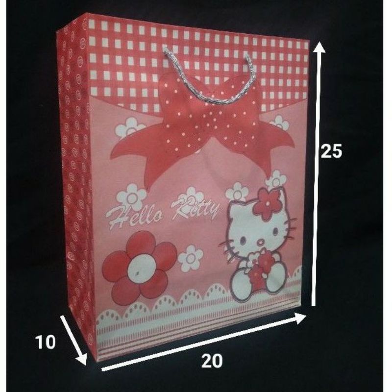 

Paperbag karakter hello kitty tas sovenir tas hajatan tas ulang tahun
