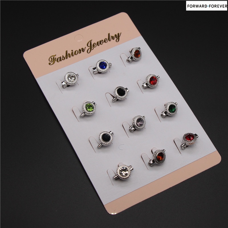 High quality safety pin with drill small needle cute pin baby brooch M70019