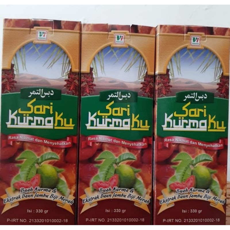 

Sari KurmaKu | Extrac Jambu Biji Isi 360gr | Vicomas