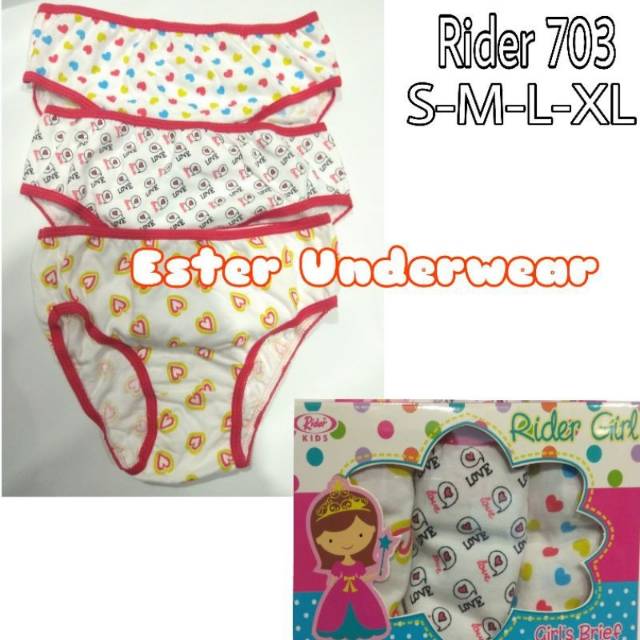 CELANA ANAK RIDER PEREMPUAN R703 BB KATUN MOTIF LUCU