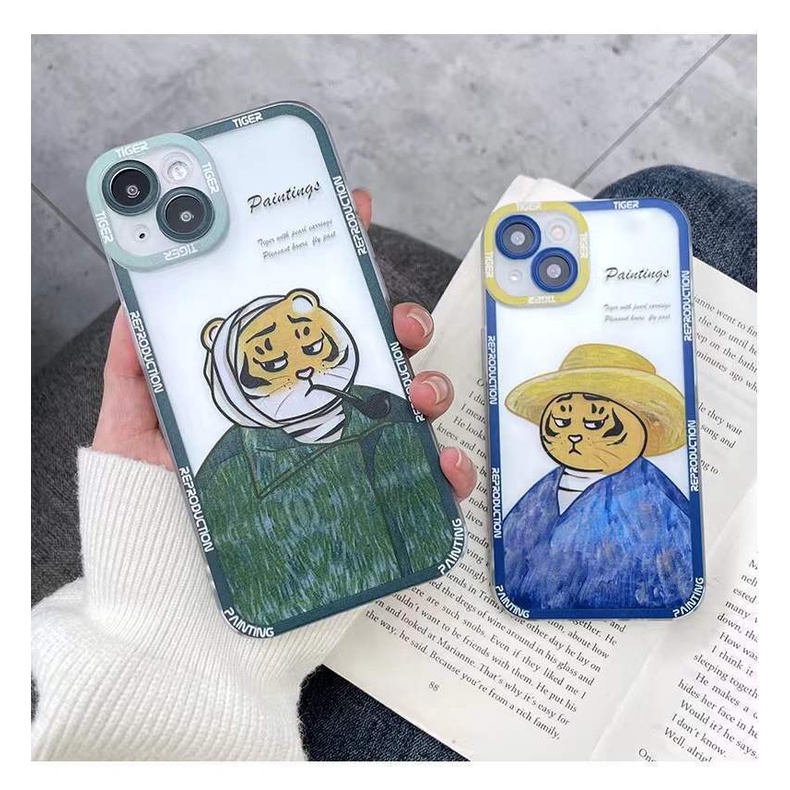 Soft Case Silikon TPU Desain Harimau Untuk Iphone 13 Pro Max / 12 / 11 / XS / XR / X / 8 / 7 / 6 Plus Mini SE 2020