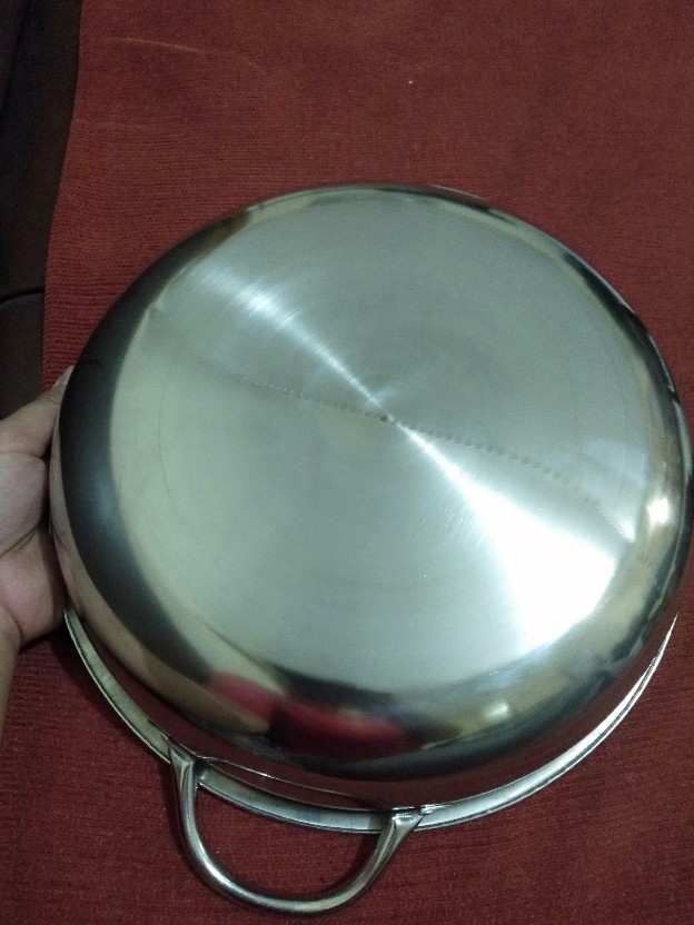 Panci Shabu Sekat 30/ Shuki Shabu 30cm Stainless Steel
