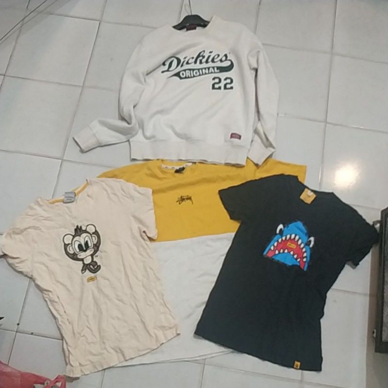 1CN Dickies, 1Ts Stussy, 2Ts Pancoat