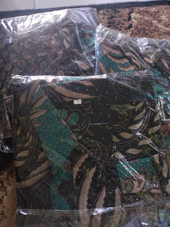 Couple Hem Gamis Famili Batik Keluarga,sarimbit Ibu Ayah Dan Anak,baju Couple Batik Murah Seragam