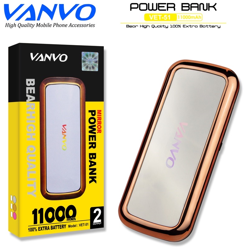 POWERBANK/PB/POWERBANK VANVO VET-51 1100MAH