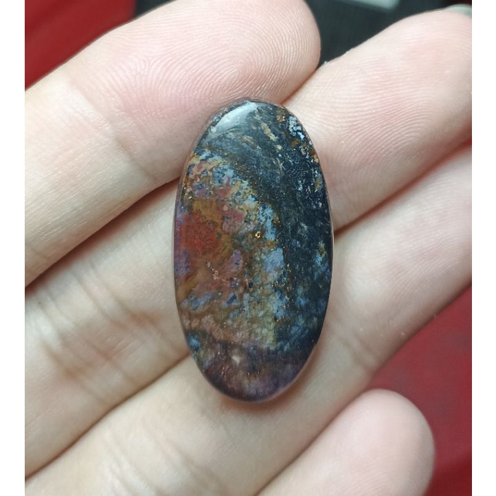 Natural Badar Besi Kebumen 04 bukan pirus pancawarna lumut maligano