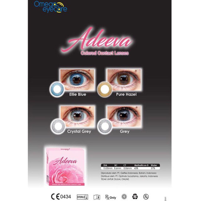 Softlens Adeeva + FREE LENSCASE